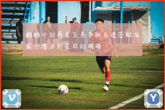 鹈鹕计划再度交易争取乐透签瞄准前十潜力新星目标明确