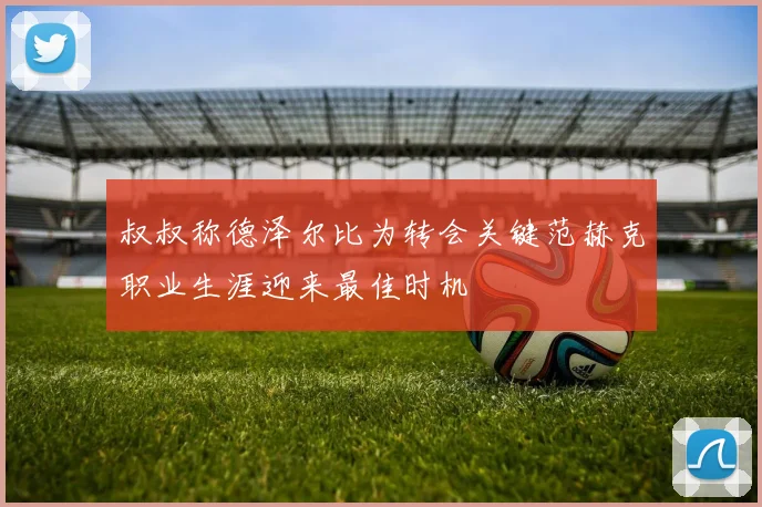 叔叔称德泽尔比为转会关键范赫克职业生涯迎来最佳时机